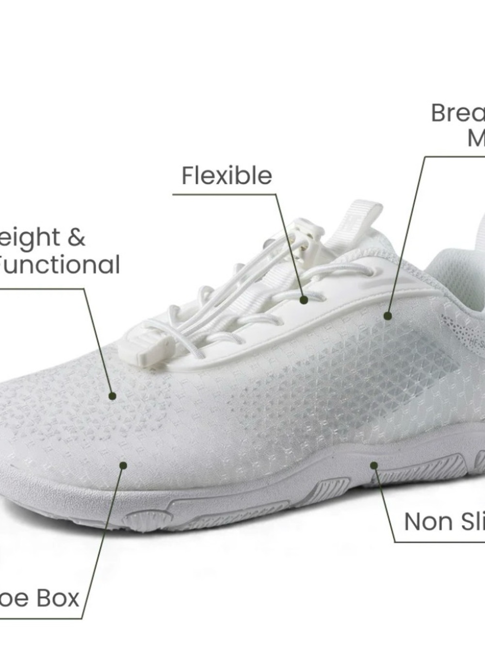 HIKE FOOTWEAR HF Flow Barefoot Shoes For Foot/Knee/Back Pain W10-10.5 M8-8.5 - Picture 7 of 7